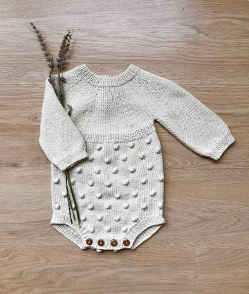 Knit Baby Romper